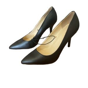 Nine West Black Classic Leather Heels